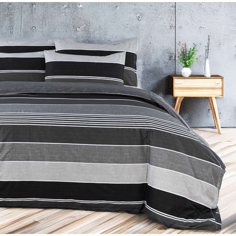 Σετ Σεντόνια King Size Grego Grey 4Τμχ 280X270 Espree Σετ Σεντόνια King Size Grego Grey 4Τμχ 280X270 Espree