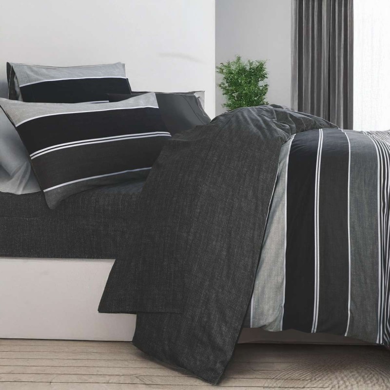 Σετ Σεντόνια King Size Grego Grey 4Τμχ Με Λάστιχο 180X200+35 Espree Σετ Σεντόνια King Size Grego Grey 4Τμχ Με Λάστιχο 180X200+35 Espree