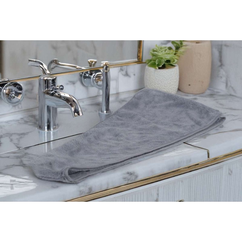 Πετσέτα Μαλλιών Τουρμπάνι Grey 25X65 Espree Πετσέτα Μαλλιών Τουρμπάνι Grey 25X65 Espree