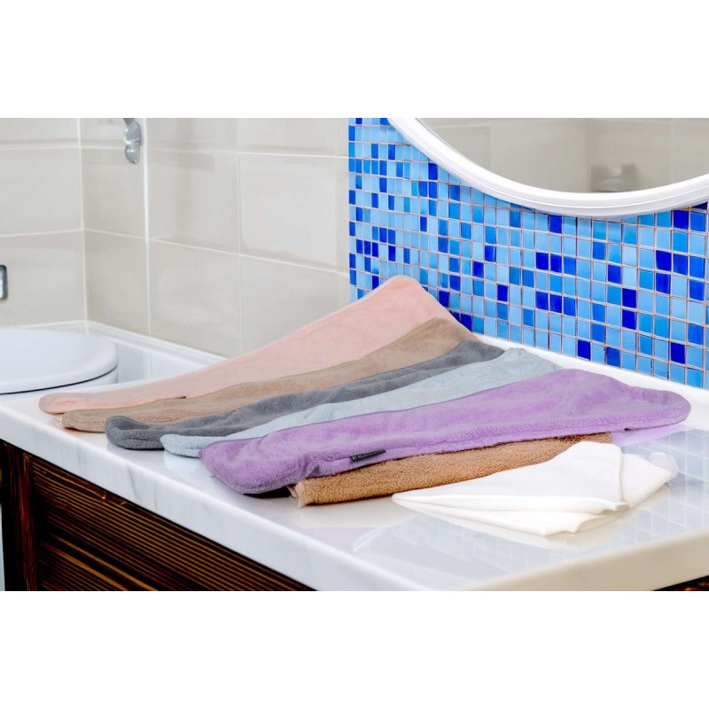 Πετσέτα Μαλλιών Τουρμπάνι Grey 25X65 Espree Πετσέτα Μαλλιών Τουρμπάνι Grey 25X65 Espree