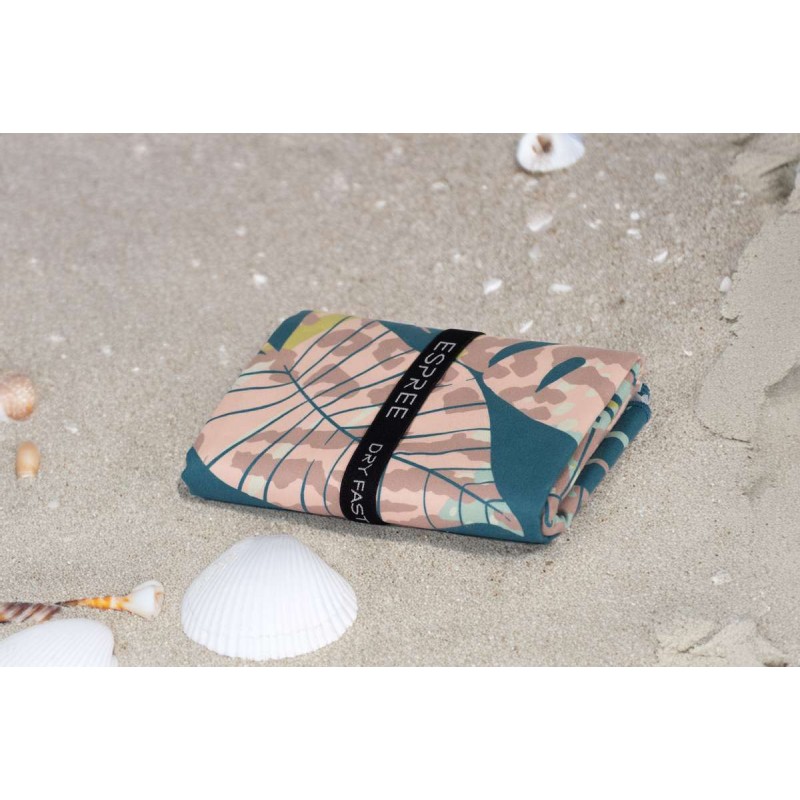 Πετσέτα Θαλάσσης Microfiber Jungle Petrol 80X160 Espree Πετσέτα Θαλάσσης Microfiber Jungle Petrol 80X160 Espree