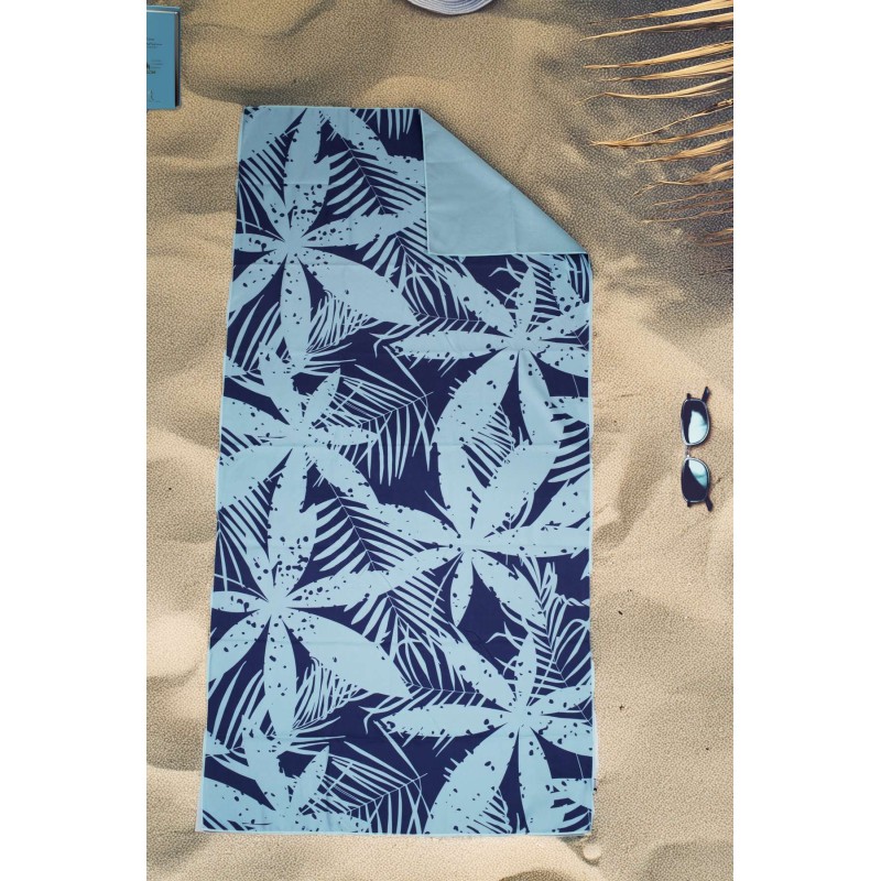 Πετσέτα Θαλάσσης Microfiber Palm Blue 80X160 Espree Πετσέτα Θαλάσσης Microfiber Palm Blue 80X160 Espree
