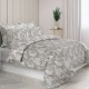 Σετ Σεντόνια Υπέρδιπλα Thistle Grey 4Τμχ 240X270 Espree